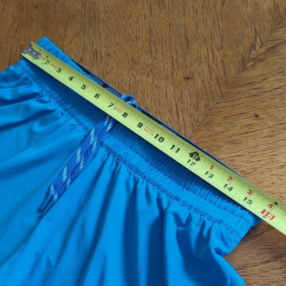 Under Armour Men's Aqua Blue Athletic Shorts - Picture 5 of 6